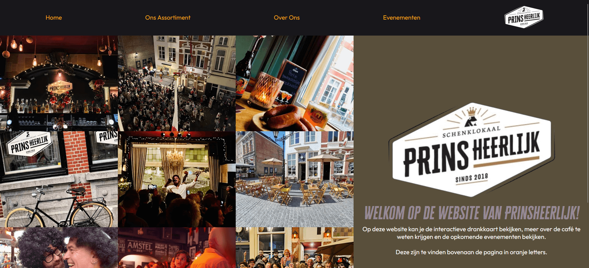 Prinsheerlijk website